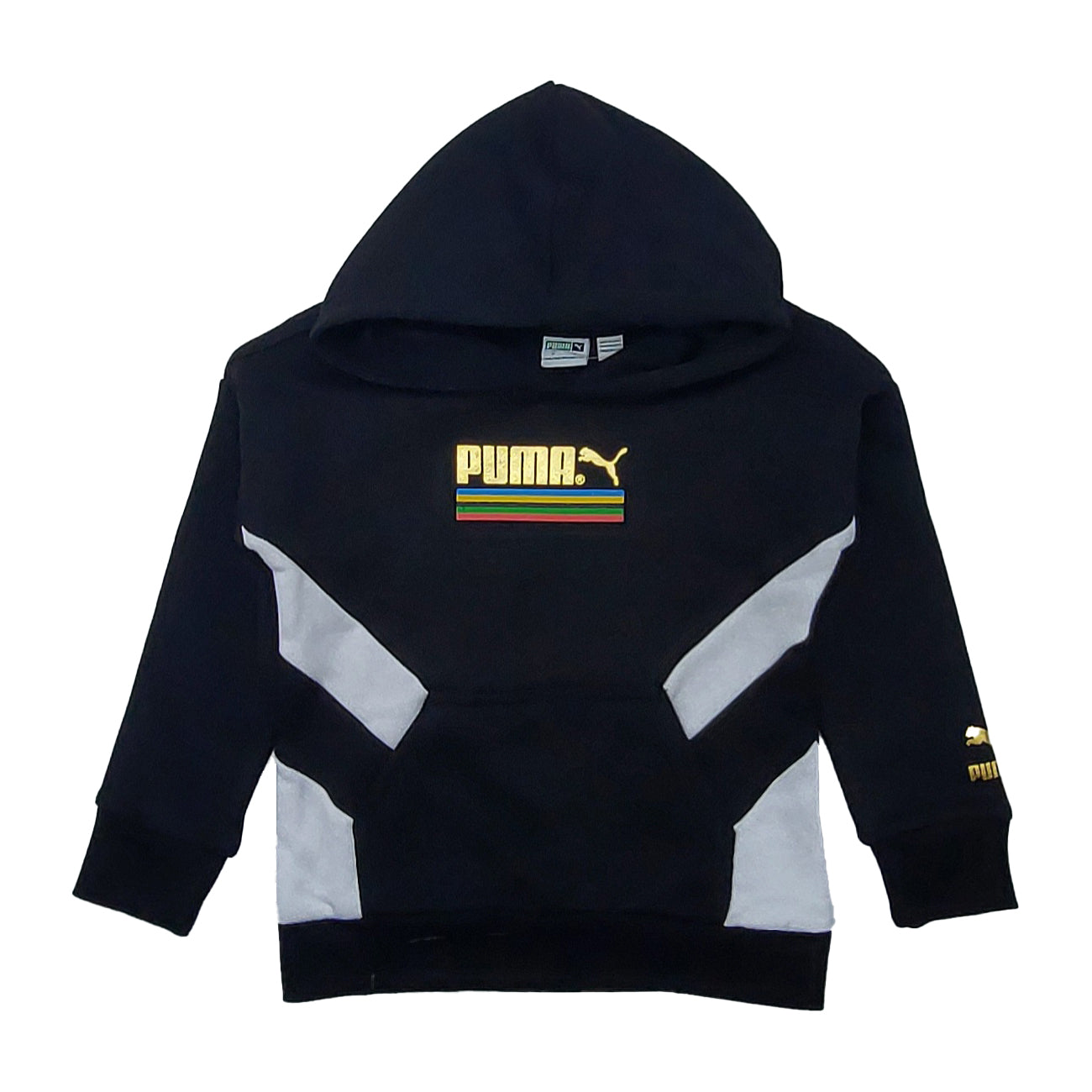 PUMA COLLECTIVE ESSENTIAL HOODIES BLACK