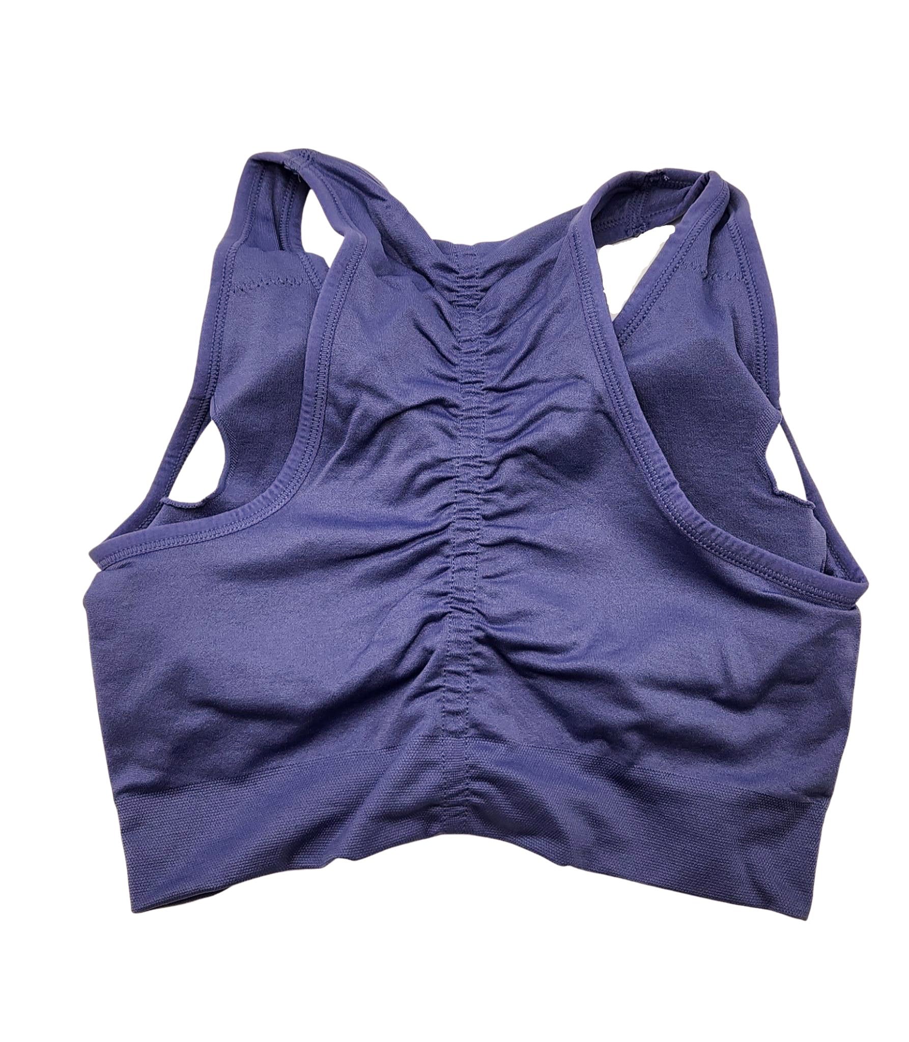 PUMA NAVY SEAMLESS BRA