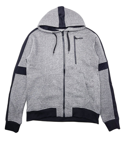 PLOREO MEN'S HOODIE/JOGGER FLEECE SET (CHARCOAL)