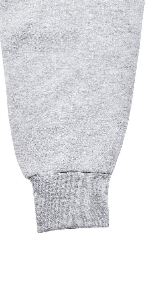 PLAIN FLEECE HOODIES (GREY)