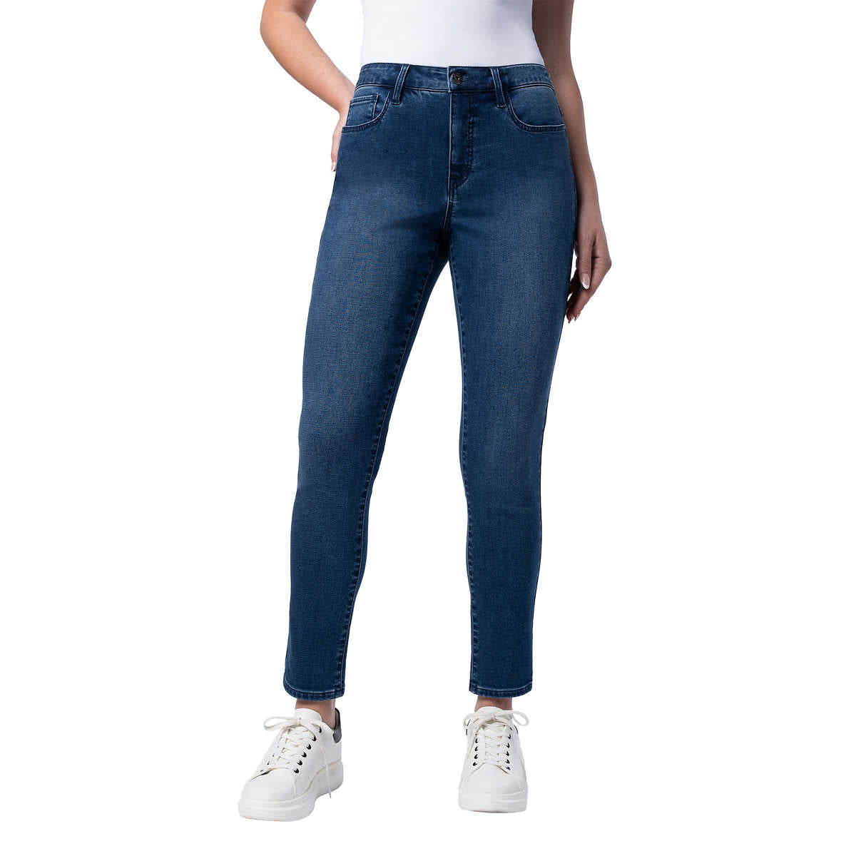 WOMEN'S PARASUCO HIGH RISE KNIT DENIM (BLUE)