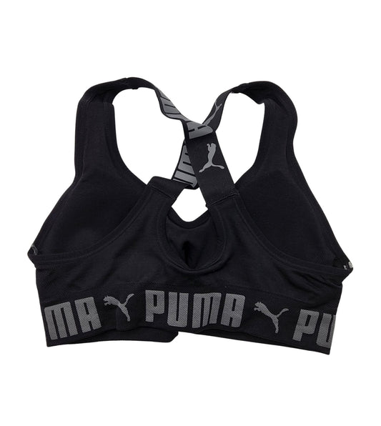 PUMA SEAMLESS BLACK SPORTS BRA