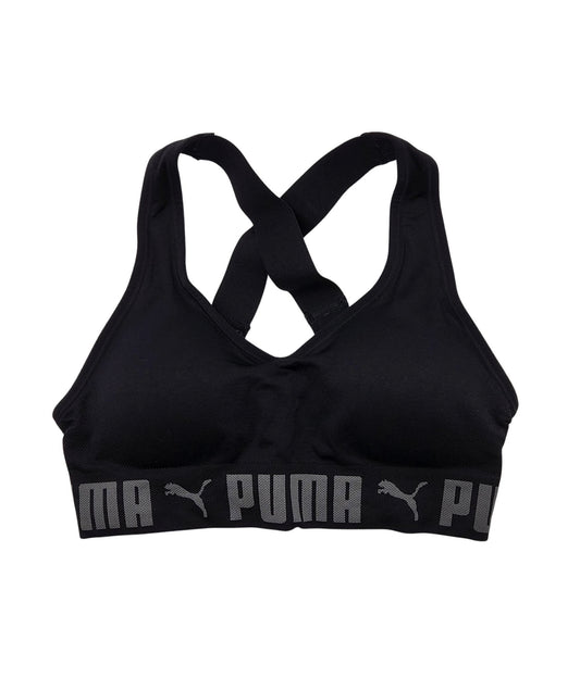 PUMA SEAMLESS BLACK SPORTS BRA