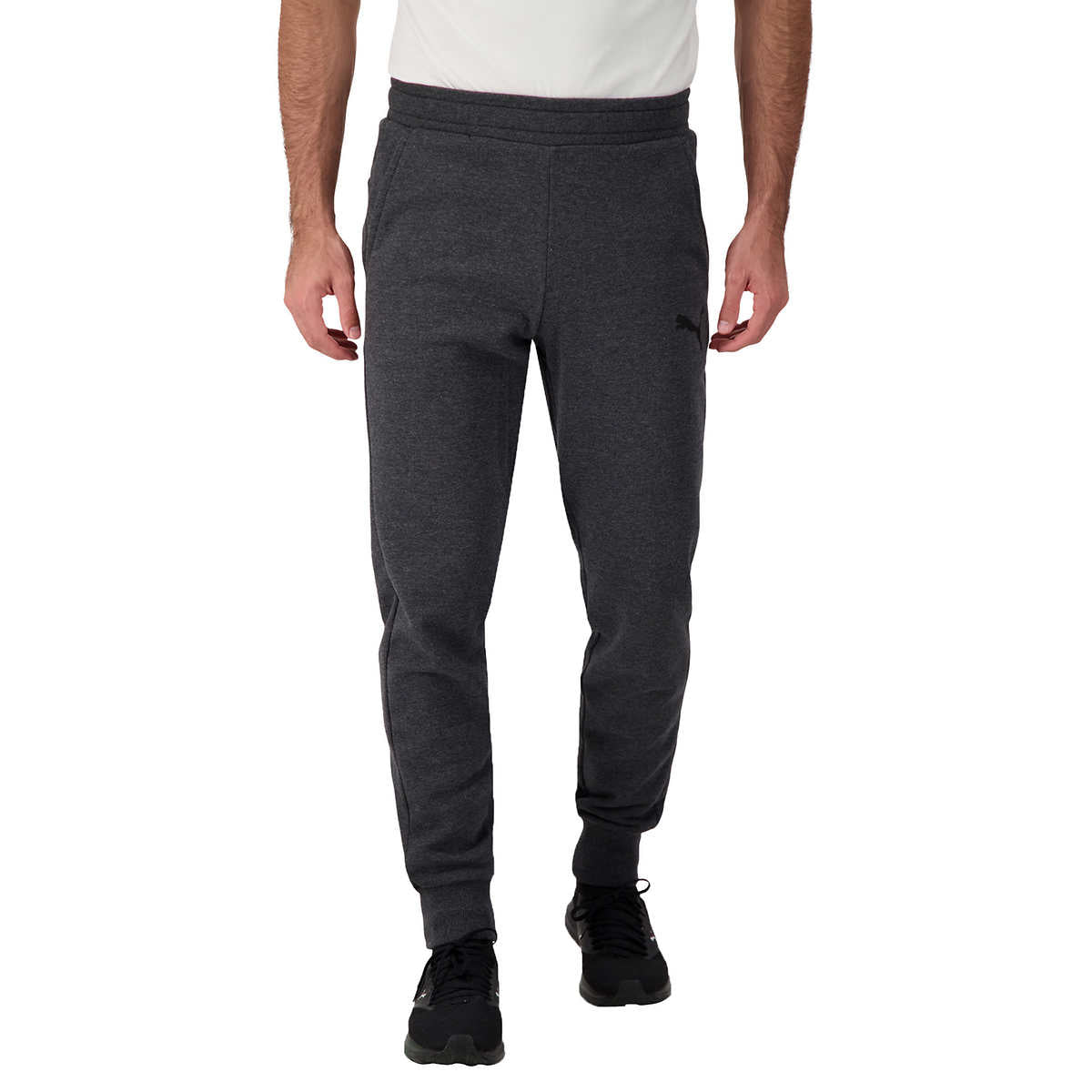 MEN'S PUMA FLEECE JOGGER (CHARCOAL)