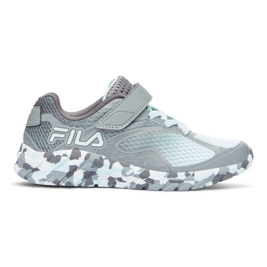FILA PRIMEFORCE 4 STRAP MASHUP KIDS SHOE (Available in Black and Lt Green) LT GREEN
