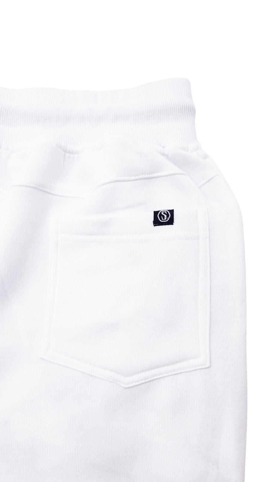 SWITCH REMARKABLE MEN'S ELASTIC WAIST MOTTO JOGGER (WHITE)