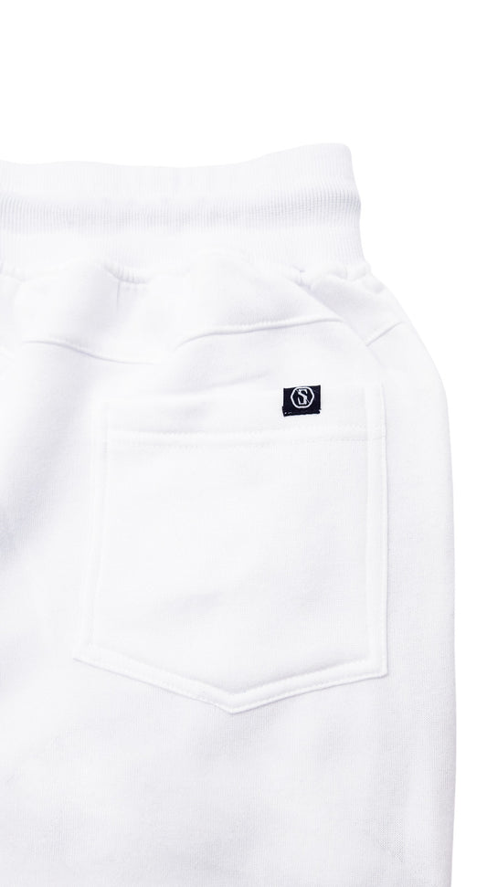 SWITCH REMARKABLE MEN'S ELASTIC WAIST MOTTO JOGGER (WHITE)