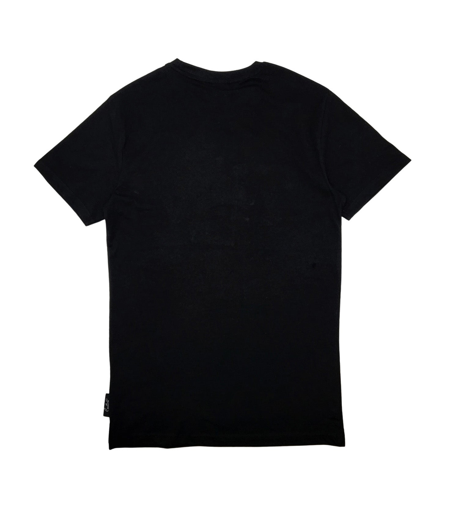 SWITCH MEN'S CASH & BEAR GRAPHIC TEE WITH FUR PATCH (BLACK)