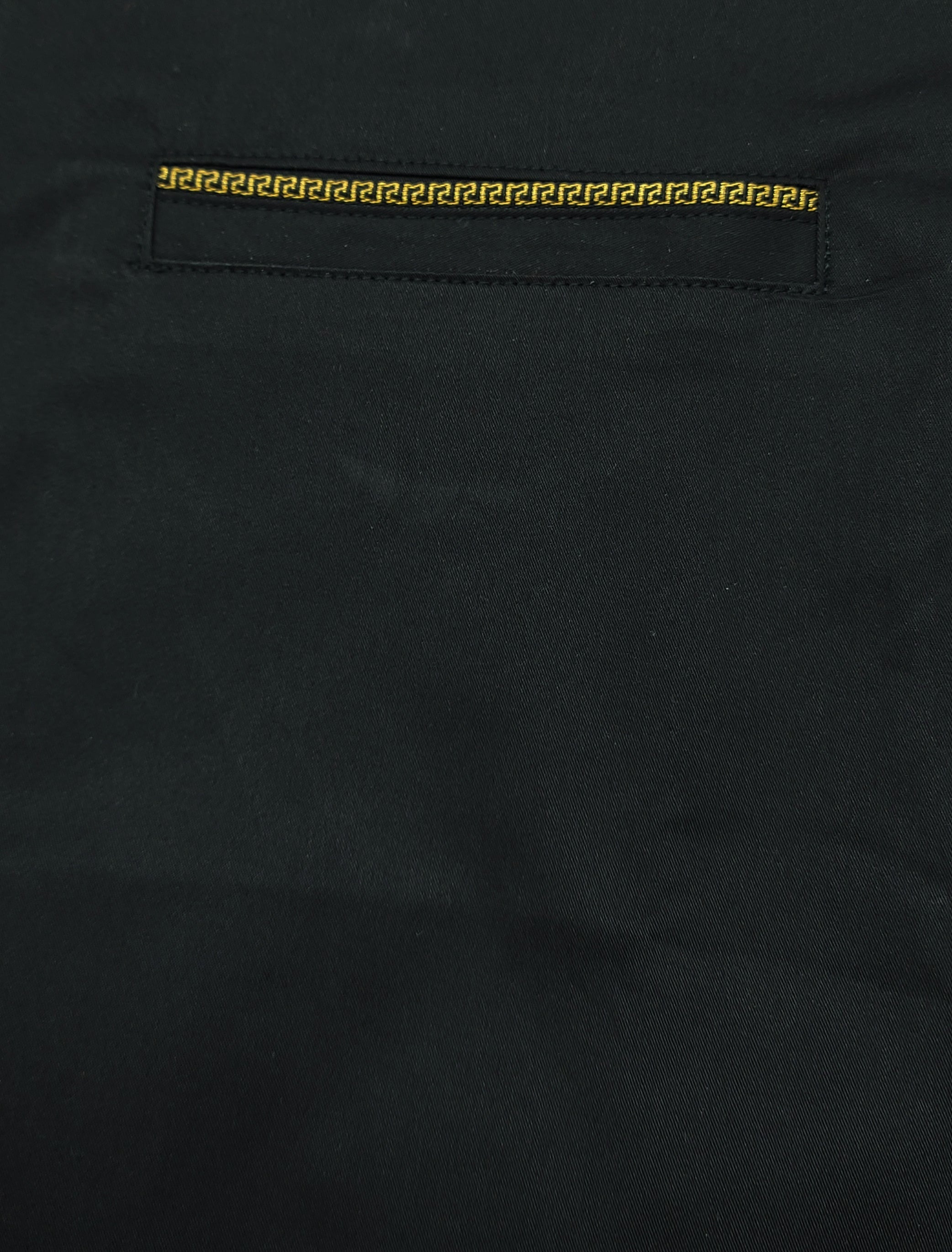 MENS PAVINI FULL SLEEVE PLAIN SHIRT (BLACK)