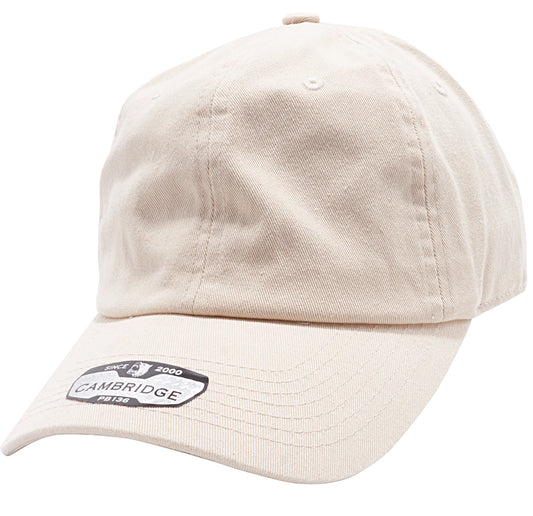 PIT BULL CAMBRIDGE COTTON TWILL PLAIN STRAPBACK CAP (KHAKI)