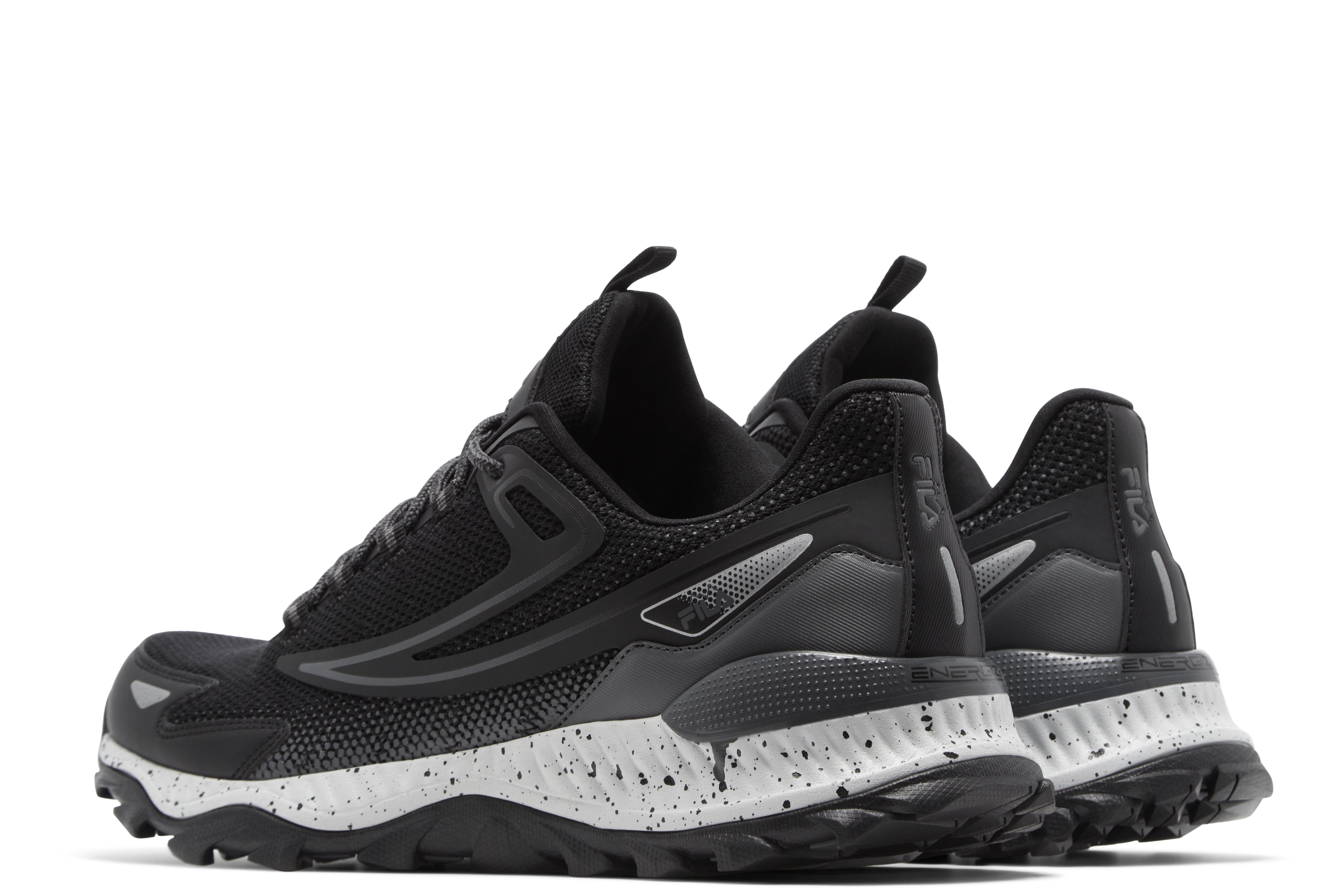 FILA MEN'S SANTIAGO ENERGIZED SHOES (BLACK)