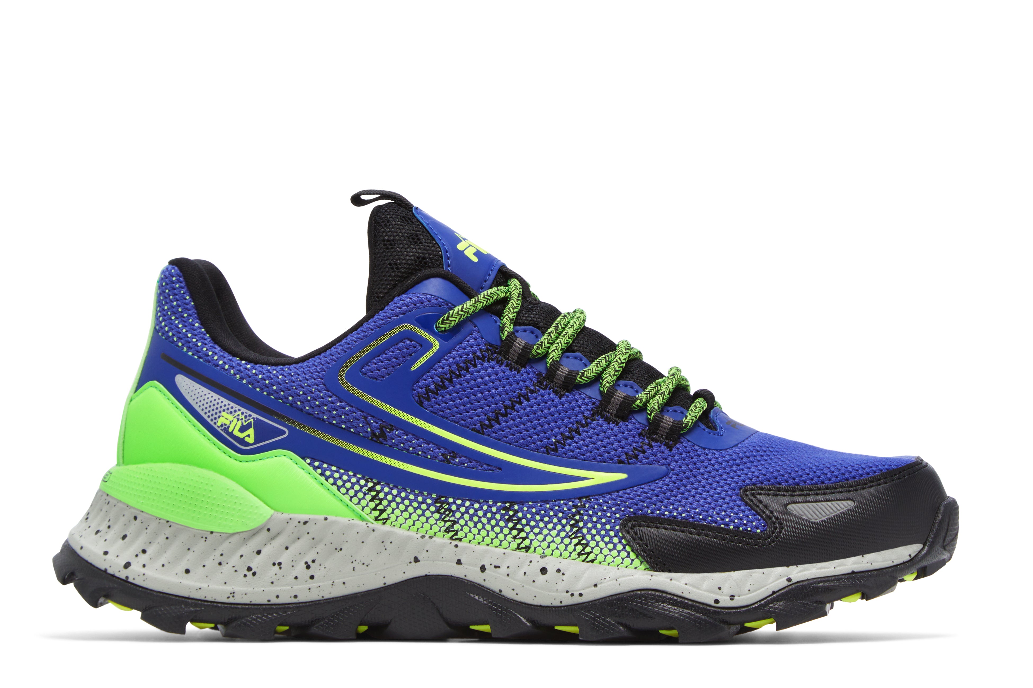 FILA MEN'S SANTIAGO ENERGIZED SHOES (BLUE/GREEN)