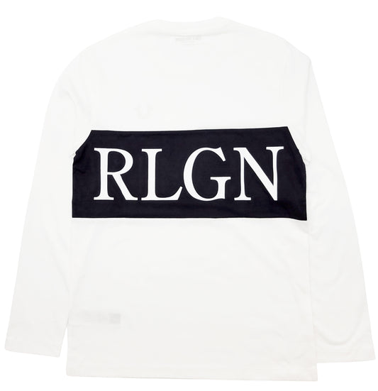 COLOR BLOCK LS CREW NECK TEE