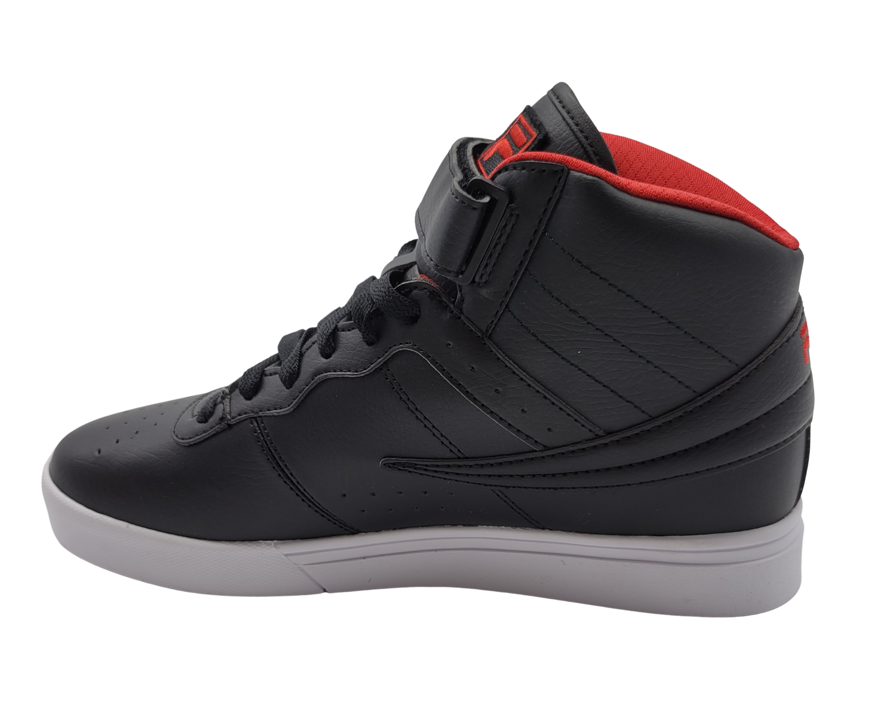 FILA VULC 13 HIGH TOP SHOES (BLACK/RED)