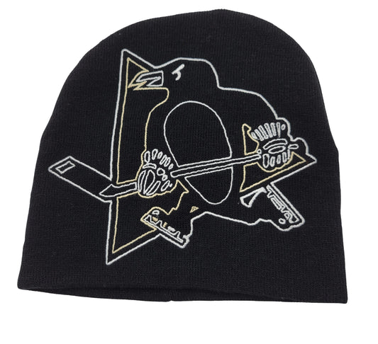 NHL PENGUINS KNITTED SKULL TOQUE