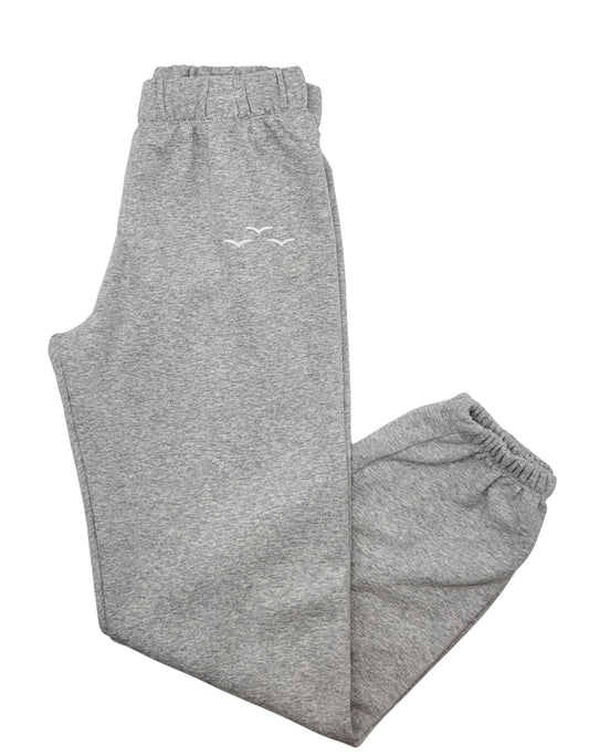 WOMEN LAZY PANTS OVERSIZED FLEECE TRACKSET (GREY)