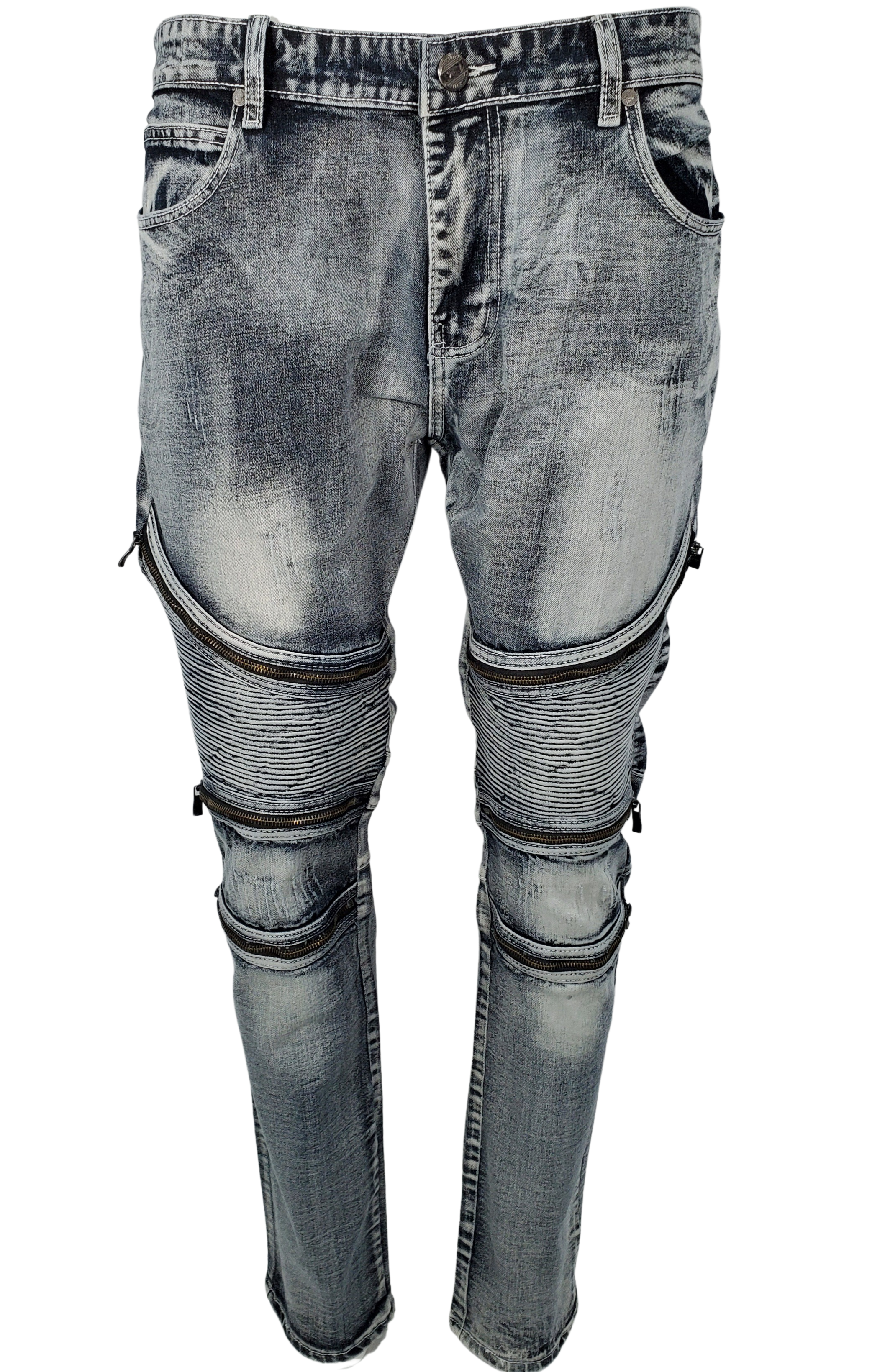 MOTO ZIPPER JEANS