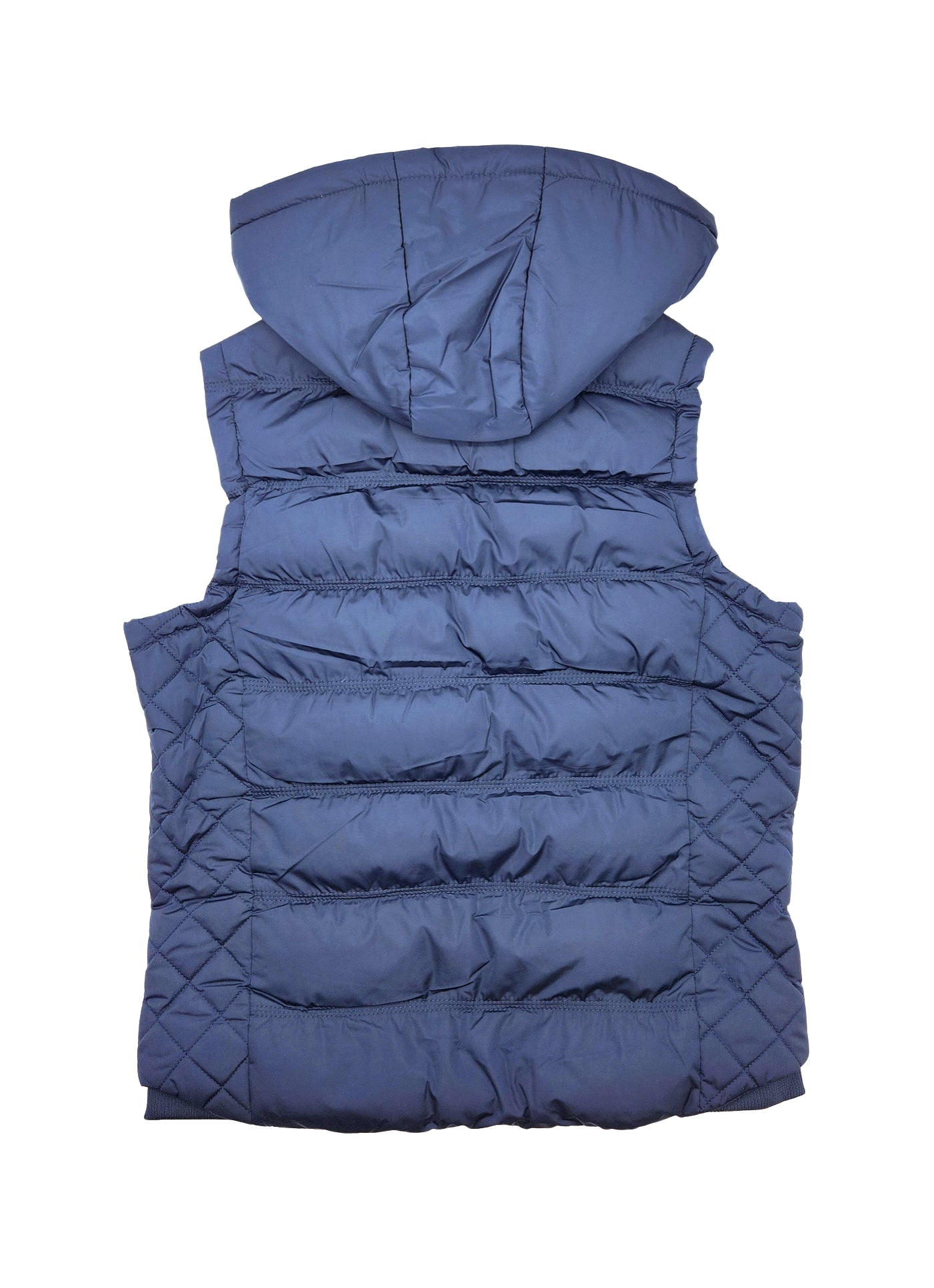 V.I.P. COLLECTION MEN'S FANCY VEST WITH DETACHABLE HOOD (NAVY)