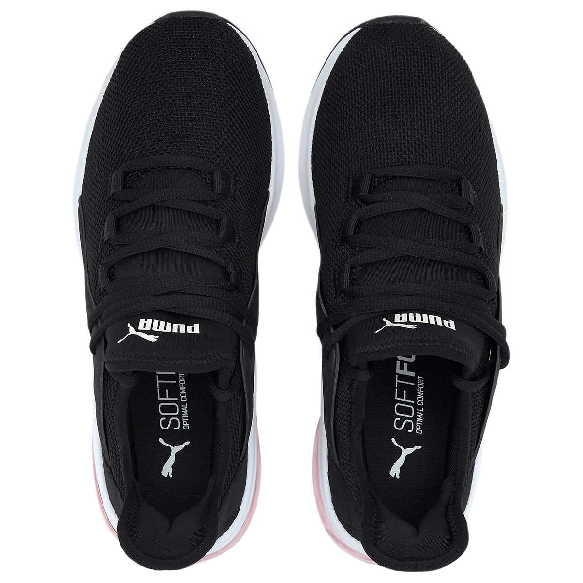PUMA WOMEN'S ELECTRON STREET SNEAKER (BLACK/PINK)
