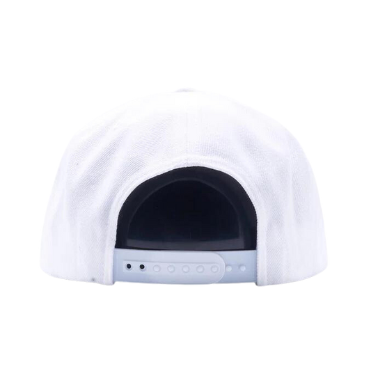 PIT BULL CAMBRIDGE WOOL BLENDED PLAIN SNAPBACK HAT (WHITE)