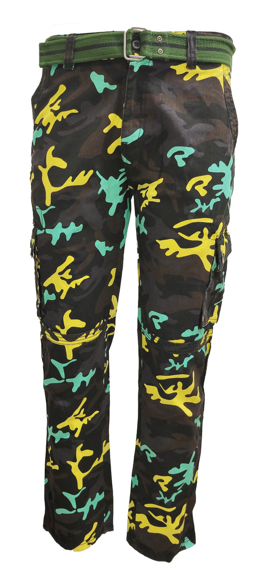 PLOREO PRINTED CARGO PANTS