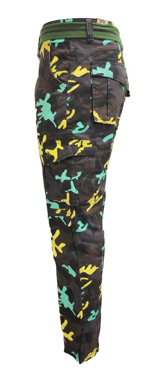 PLOREO PRINTED CARGO PANTS