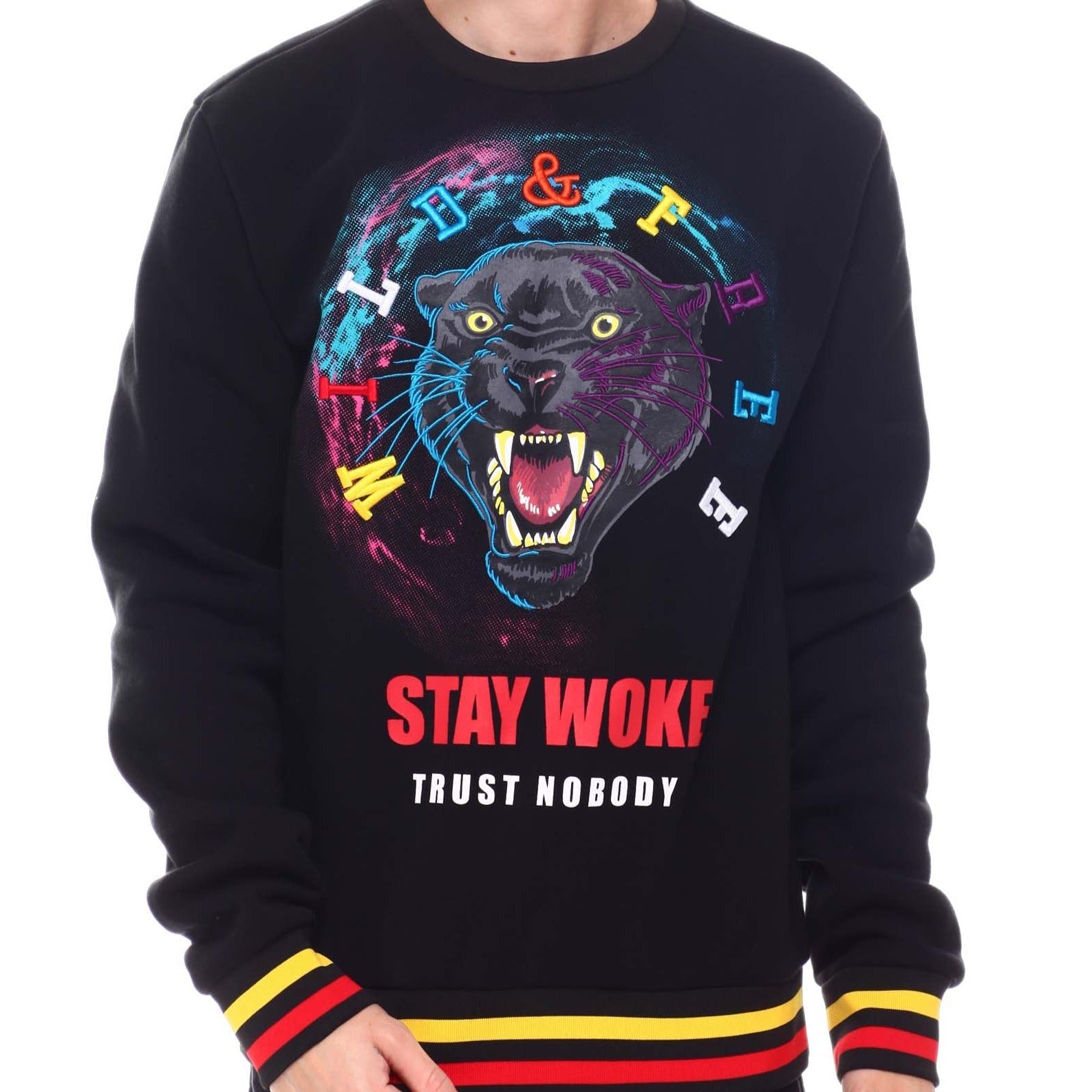 KIDS STAY WOKE FLEECE TOP(SMALL- X-LARGE)