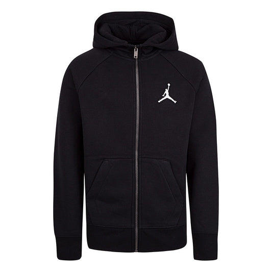 KIDS JORDAN ZIP-UP HOODIE (SMALL- X-LARGE) (Available in Grey and Black) BLACK