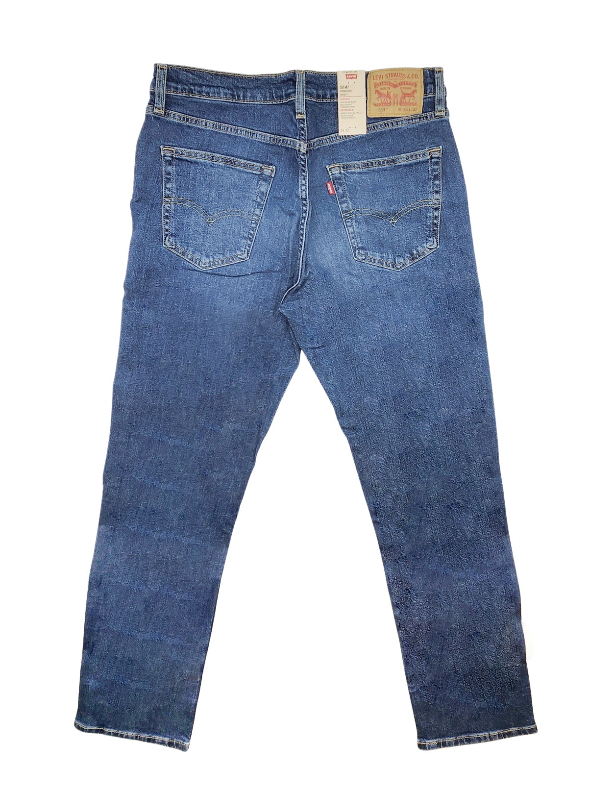 LEVI'S MEN'S 514 STRAIGHT JEANS (DARK BLUE)