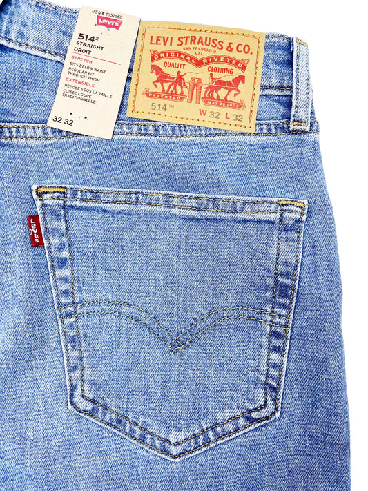 LEVI'S MEN'S 514 STRAIGHT JEANS (LIGHT BLUE)
